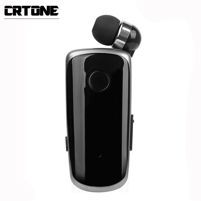 CRTONE K39 Mini Tragbare Drahtlose Bluetooth Kopfhörer in-Ohr Headset Vibrationsalarm Tragen Clip Hände Frei Kopfhörer Für Telefon