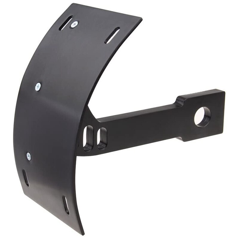 NewSide Montieren Lizenz Platte Halterung Vertikale Gebogene Kennzeichen Halterung 3/4 Zoll Achse See für touren Sporster
