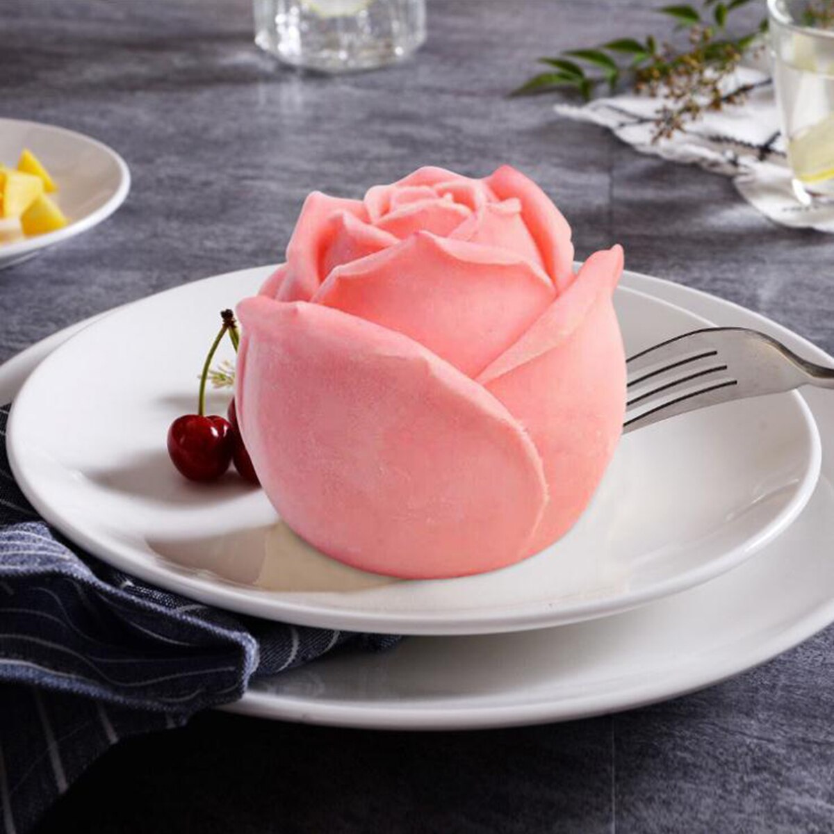 6 größen Rose/Herz geformt Eis Würfel Schimmel 3D Silikon Gekühlt Getränke Whiskey Cocktails Eis Fach Macher Eis-Creme Werkzeuge