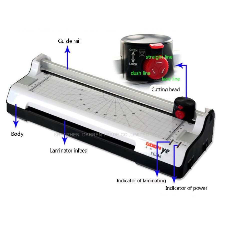 1PC Neue Clever Foto Laminator A3 Laminieren Maschine Laminator Versiegelt Kunststoff Maschine Heiße Und Kalte Laminator Maschine Breite 330mm