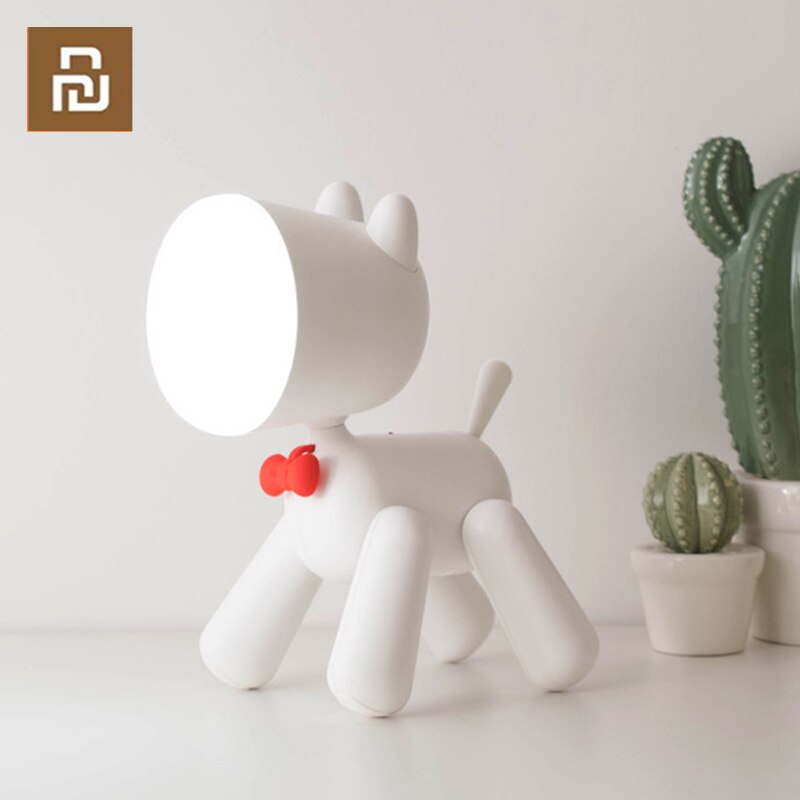 Xiaomi USB Aufladbare LED freundlicher Schlafzimmer Nacht Lampe Niedlich Vielzahl Hunde Schüler Lesen Lampe Karikatur Nachtlicht