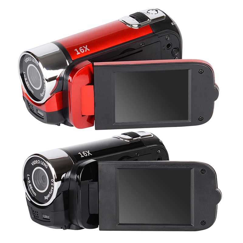 Vlog kamera 1080P Volle HD 16MP DV Camcorder Digital Video Kamera 270 grad Drehung Bildschirm 16X Nacht Schießen Zoomen Digital Zoomen