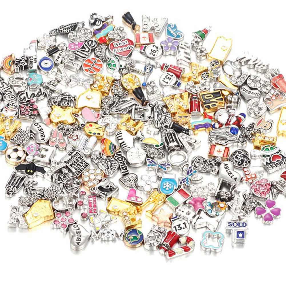 50 teile/los Lustige nette Zubehör Persönlichkeit Trend schweben Charme transparent halskette Kasten schmuck zubehör Schmuck