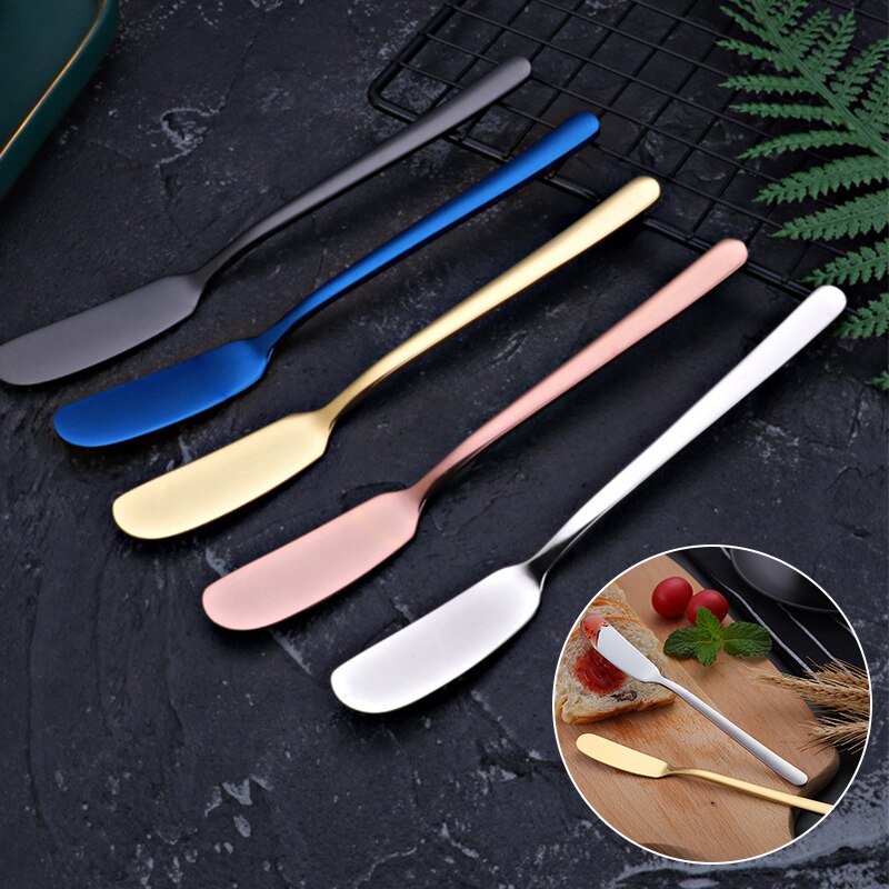 1PC Butter Messer Edelstahl Küche Käse Messer Silber Nachtisch Werkzeuge Marmelade Treuer Utensil Besteck Nachtisch Werkzeuge Für Toast
