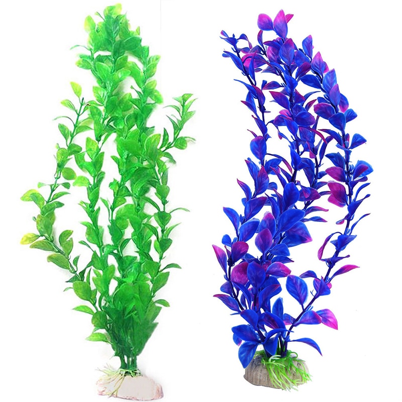 1PC 25cm Simulation Künstliche Wasser Pflanzen Aquarium Landschaftsbau Anlage Kunststoff Blume Dekoration Liefert Aquarium Zubehör