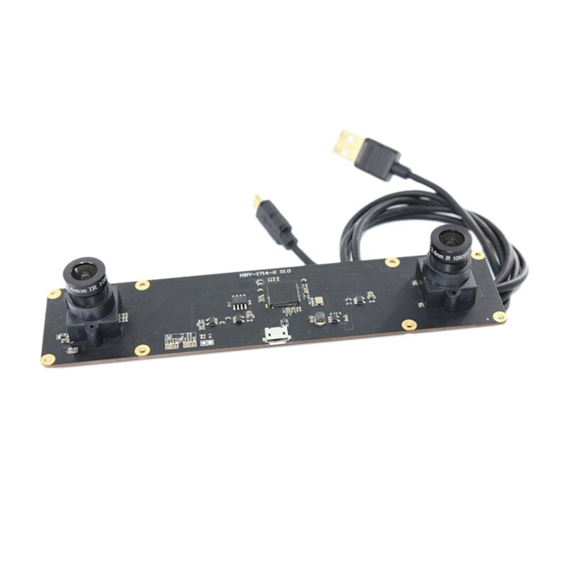 Synchronisation 960P Dual Objektiv USB Kamera Modul 60Fps 2560X960 OV9750 CMOS USB Kamera für 3D VR Kamera