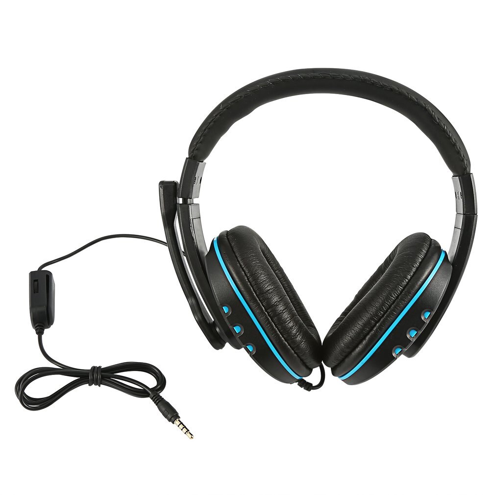 Kreative Spielen Headset Stereo umgeben Kopfhörer 3,5 Mm verdrahtet Mic Für Ps4 Laptop Xbox eins Kopfhörer
