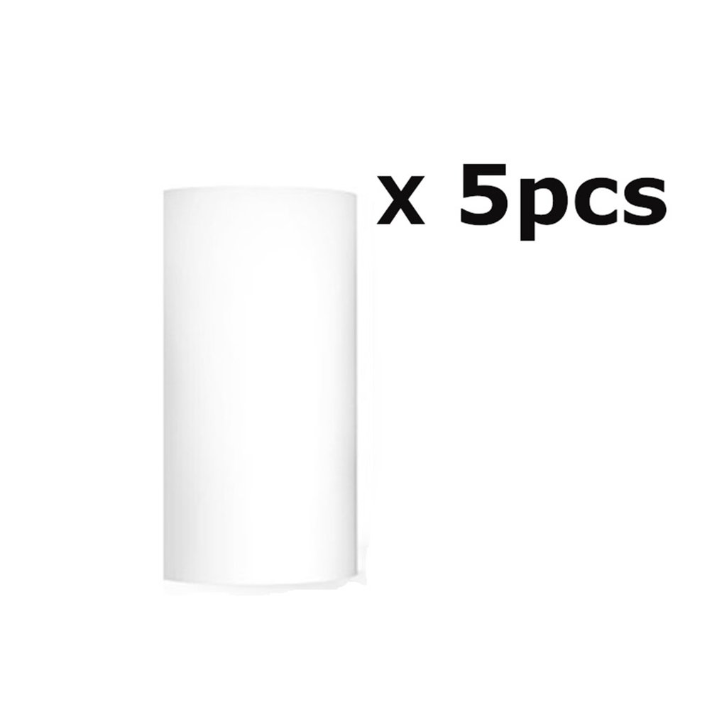 5 rollen Druckbare Aufkleber Papier Rolle Direkt Thermische Papier mit Selbst-Klebstoff 57*30mm für PeriPage A6 tasche PAPERANG P1/P2