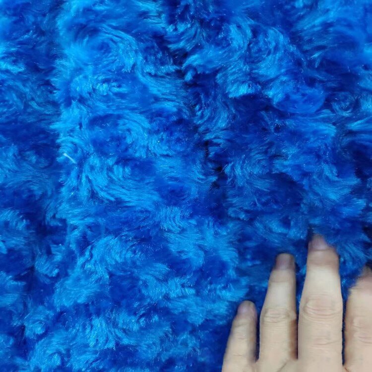 Stelle poliert 10mm Rose samt stoff decke teppich kleidung spielzeug stoff flanell