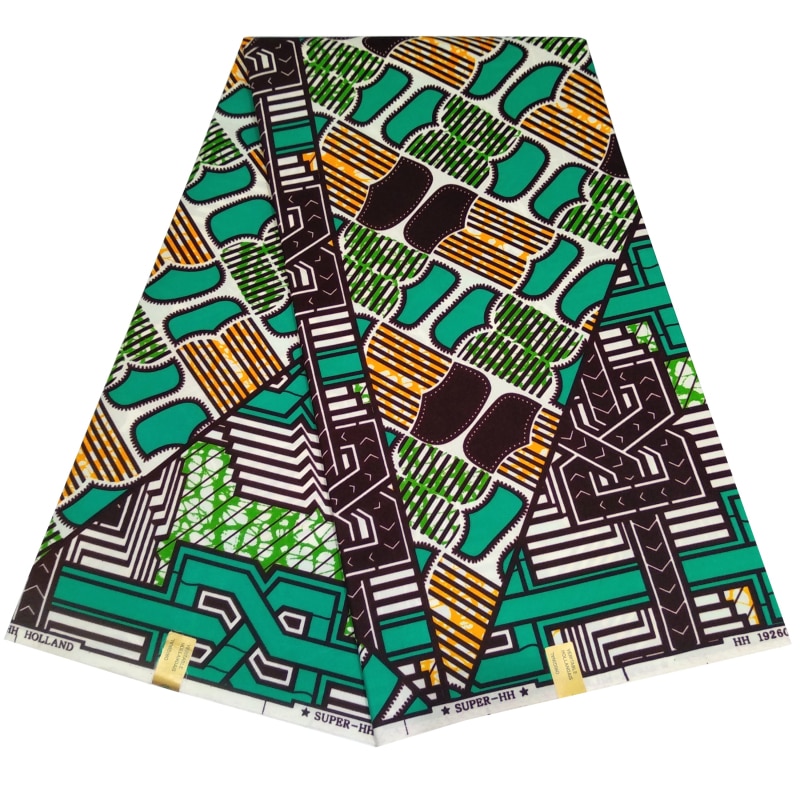 ankara afrikanisch Wachs drucken Stoff Pro afrikanisch Kleidung bunt drucken 100% Polyester garantiert Nederlands Wachs drucken Stoff 6 Meter