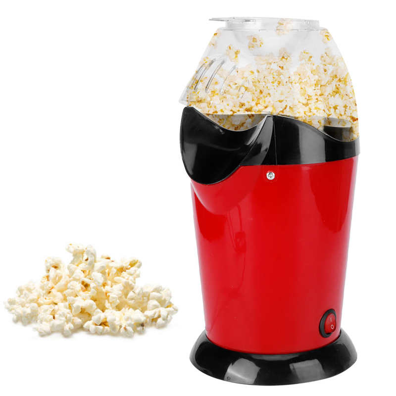 1200W Popcorn Maschine Voll Automatische Heißluft Mais Popcorn Hersteller Haushalt Küchengeräte UNS Stecker 110V