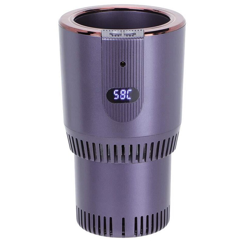 Auto Heizung Tasse Mini Wärmer Auto Tasse Trinken Halfter Halbleiter Kühlung Kälte Heizung Warme Milch UNS Stecker