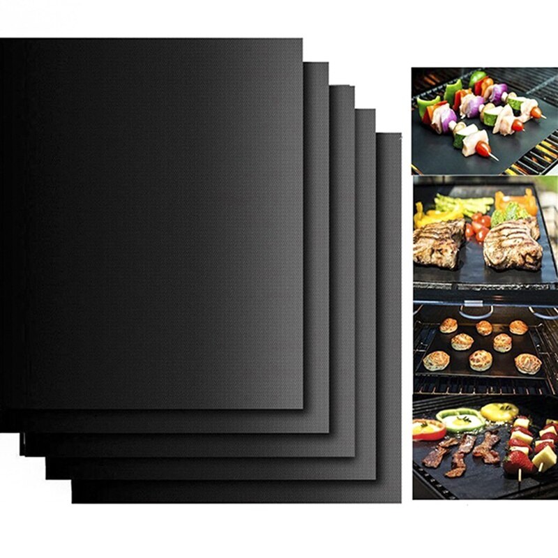 3Stck wiederverwendbar nicht-Stock BBQ Grill matt Pad Backen Blatt Tragbare draussen Picknick Kochen Grill Ofen Werkzeug
