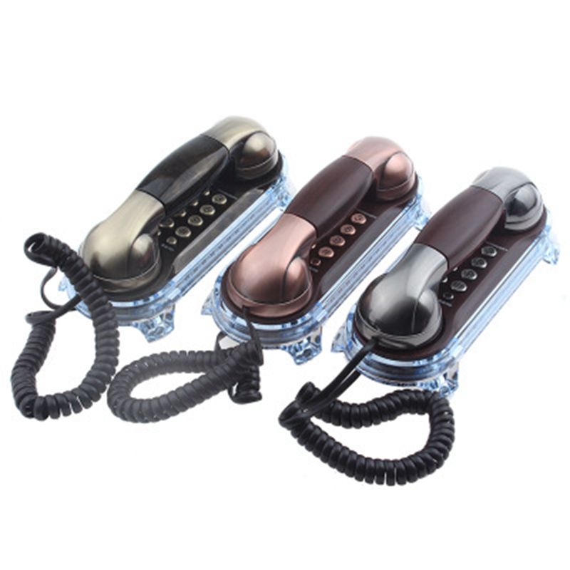 Mini Telefon retro Zauberstab Montiert Telefon kabelgebunden Telefon Festnetz Antikes Telefon für Heimat Hotel Telefono Fijo Para
