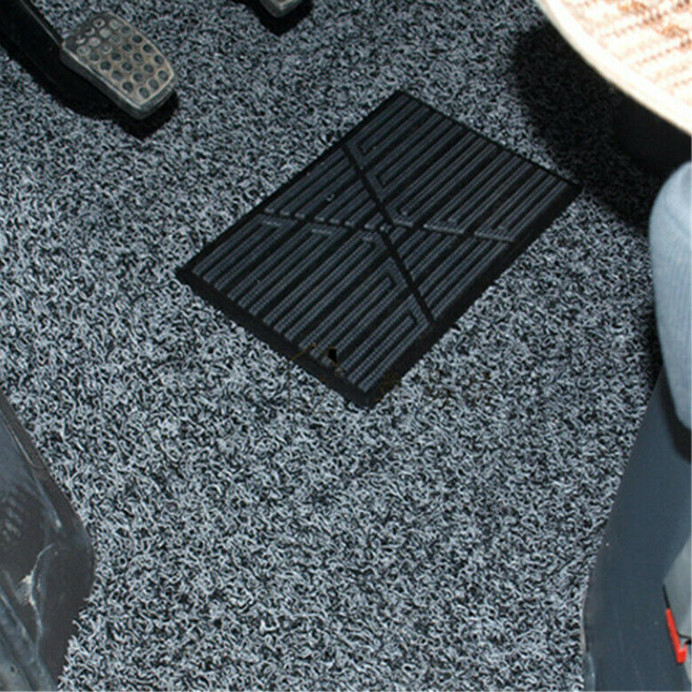 1Stck Universal- Schwarz PVC Auto Boden Teppich Pad Ferse Fuß matt Pedal Patch Abdeckung 23x15cm Auto matt Anti-Schleudern Pedal Schwarz