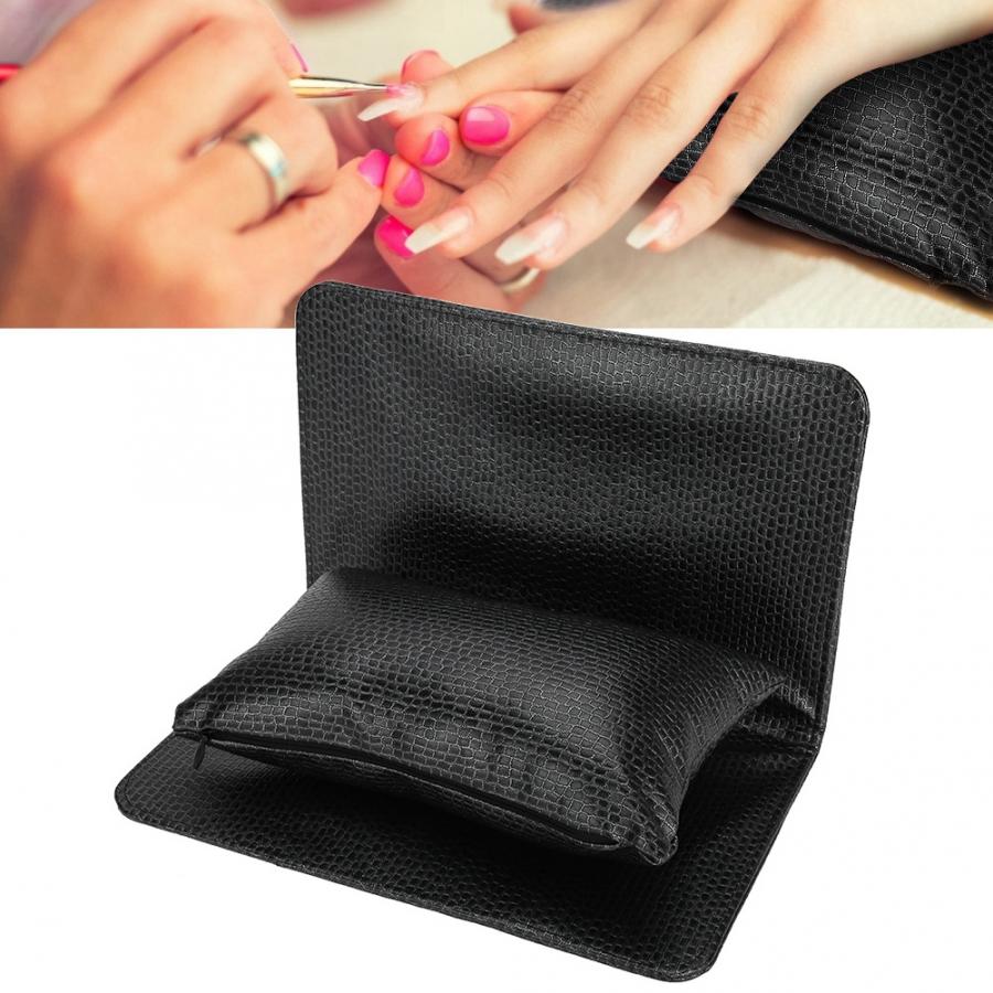 Weichen Nagel Kunst Hand Kissen Pad einstellen Hand Arm Rest Halfter Kissen Waschbar Tisch matt Manikübetreffend Werkzeug b