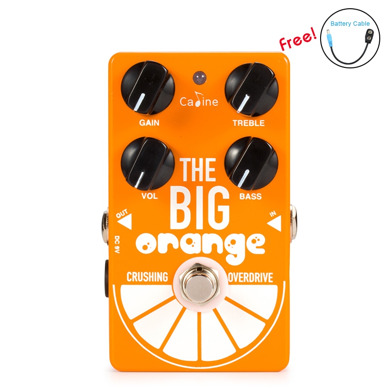 Neue Caline CP-54 OD Gitarre Pedal übertreiben sterben GROßE Orange zerkleinerung übertreiben Gitarre Effekt Pedal True Bypass Wirkung