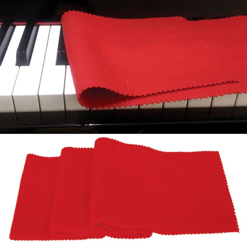Flanell Klavier Tastatur Anti-Staub Abdeckung Tuch für Jede 88 Schlüssel Klavier Reinigung Pflege 77HC