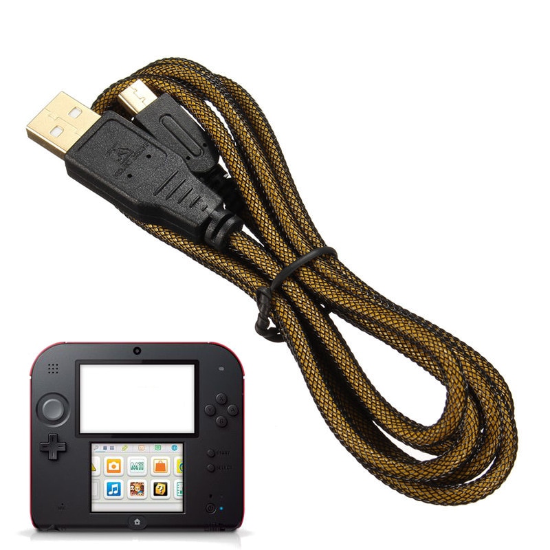 1,5 M Vergoldung Hafen USB Ladung Energie Kabel Für Nintendo Für DSi DSiXL DSiLL Für 3DS/XL/LL NDSI/NDSILL Neue