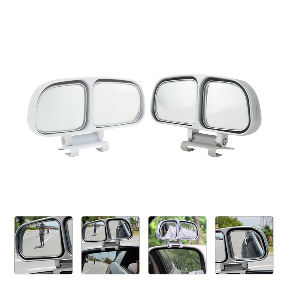 2 stücke Auto Umkehr Spiegel Einstellbar Rückansicht Hilfs Spiegel (Verknüpfungen und Rechts)