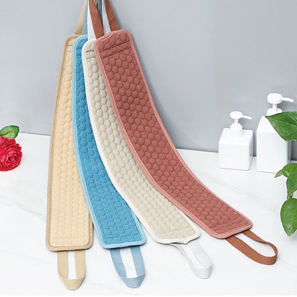 Waschen Handtuch Schwert Hanf Zurück Schlecht Streifen Handtuch Baumwolle Peeling Schlamm Weichen Körper Reinigung Schlecht Peeling Zubehör Kreative