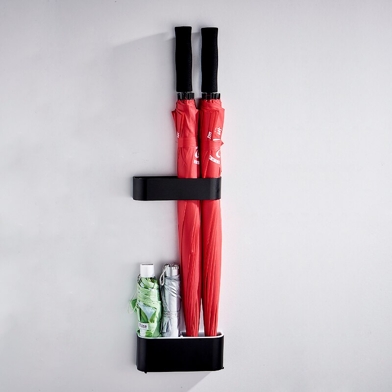 Schwarz Tragbare Zauberstab Montiert Regenschirm Stehen Gestell Einfarbig Regenschirm Lagerung Halfter Regal für Heimat Sekretariat Regenschirm Halfter ZM110