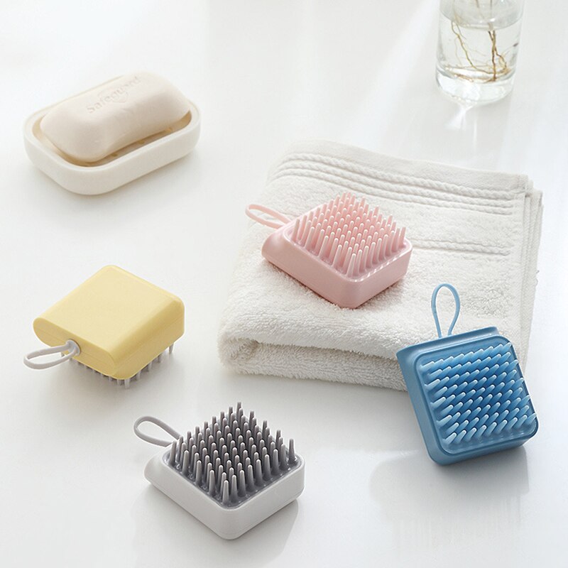 Kopf Massage Pinsel Silikon Kamm Shampoo Haar Waschen Kamm Dusche Pinsel Massage Pinsel Salon Haushalt Sauber Kopfhaut Shampoo Pinsel