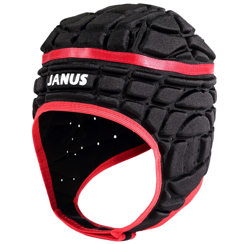 Pressional Männer FußBall FußBall Torwart Helm Sport Rugby Gedränge Kappe Headguard Goalie Rolle Hütte Kopfschutz Helm