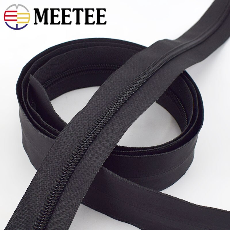 3 #5 # wasserdichte Reißverschlüsse Schwarz unsichtbar Nylon Reißverschluss Für NäHenne draussen Jacke Taschen Koffer Spule Reißverschlüsse DIY Zubehör