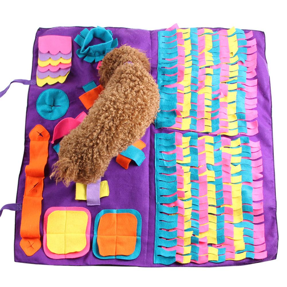 Haustier Ausbildung Teppich Hund schnuppern Spleißen matt Hunde Nosework Spielplatz Spielzeug Haustier schnüffeln Ausbildung Abnehmbare Vlies Pads Spielen matt