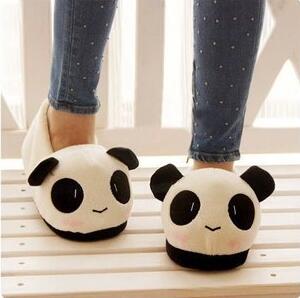 Panda Hausschuhe Volle Ferse Plüsch Hause Baumwolle Hausschuhe Paar Winter Baumwolle Hausschuhe Schuhe schöNe Slipper nicht-Unterhose 36-43