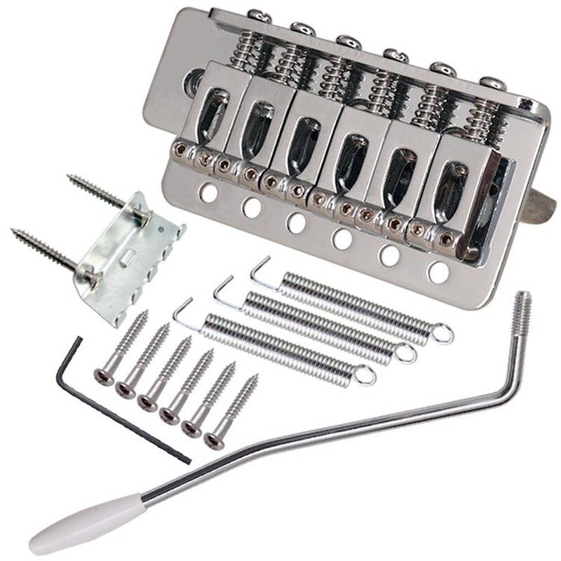6 saiten Gitarre Brücke Sattel Saitenhalter für Gitarre Strat SQ ST Elektrische Gitarre Tremolo Brücke Standard Gitarre Zubehör