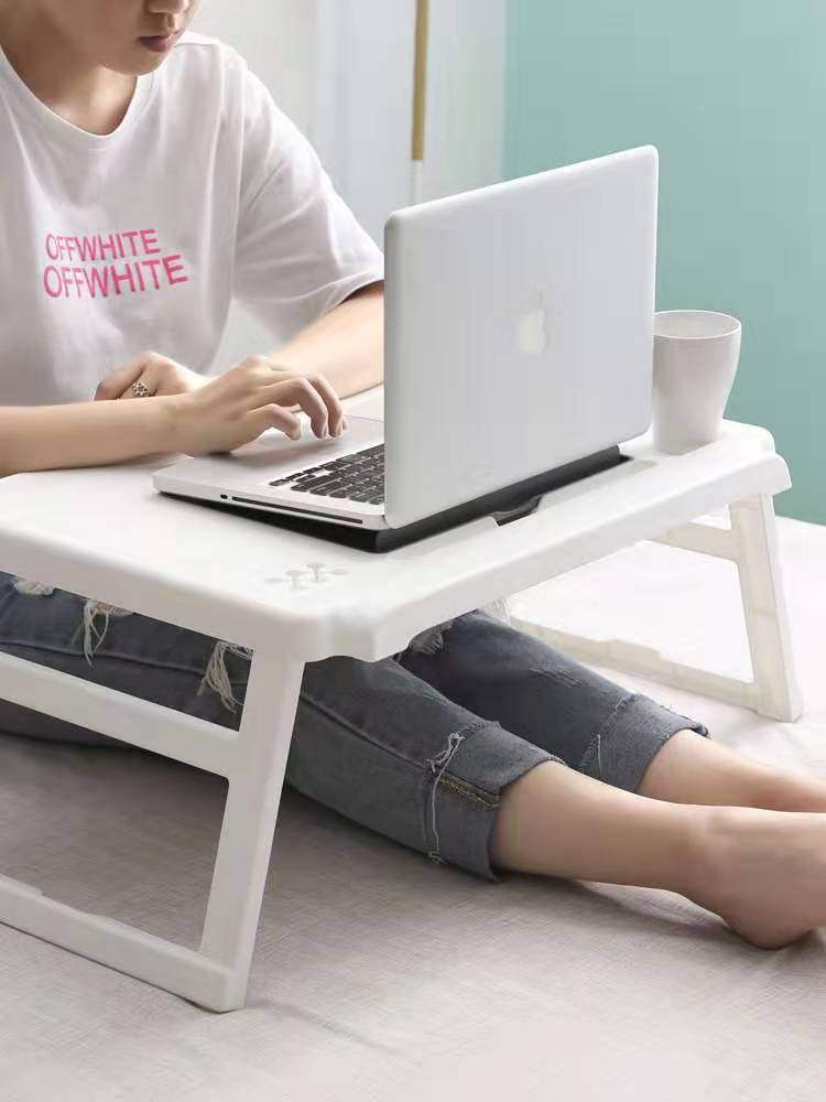 Falten Laptop Tisch Stehen Tragbare Kunststoff Studie Schreibtisch Organizer Multifunktions Computer Notizbuch Schreibtisch für Bett Sofa Tablett