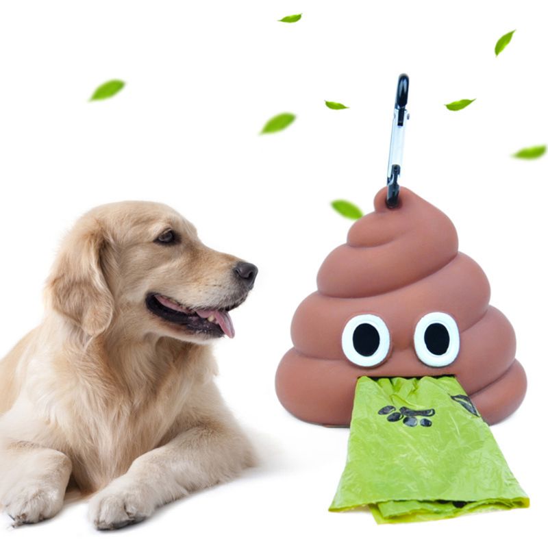 draussen Tragbare Abfall Tasche Spender Träger Hund Kacke Tasche Halfter Lagerung Kasten Haustier Abfall Taschen Müll Tasche