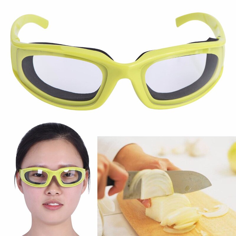 1Pc Küche Zubehör Zwiebel Brille Gesicht Schilde Kochen Werkzeuge Grün Farbe Kichen Grill Sicherheit Brille Augen Schutz