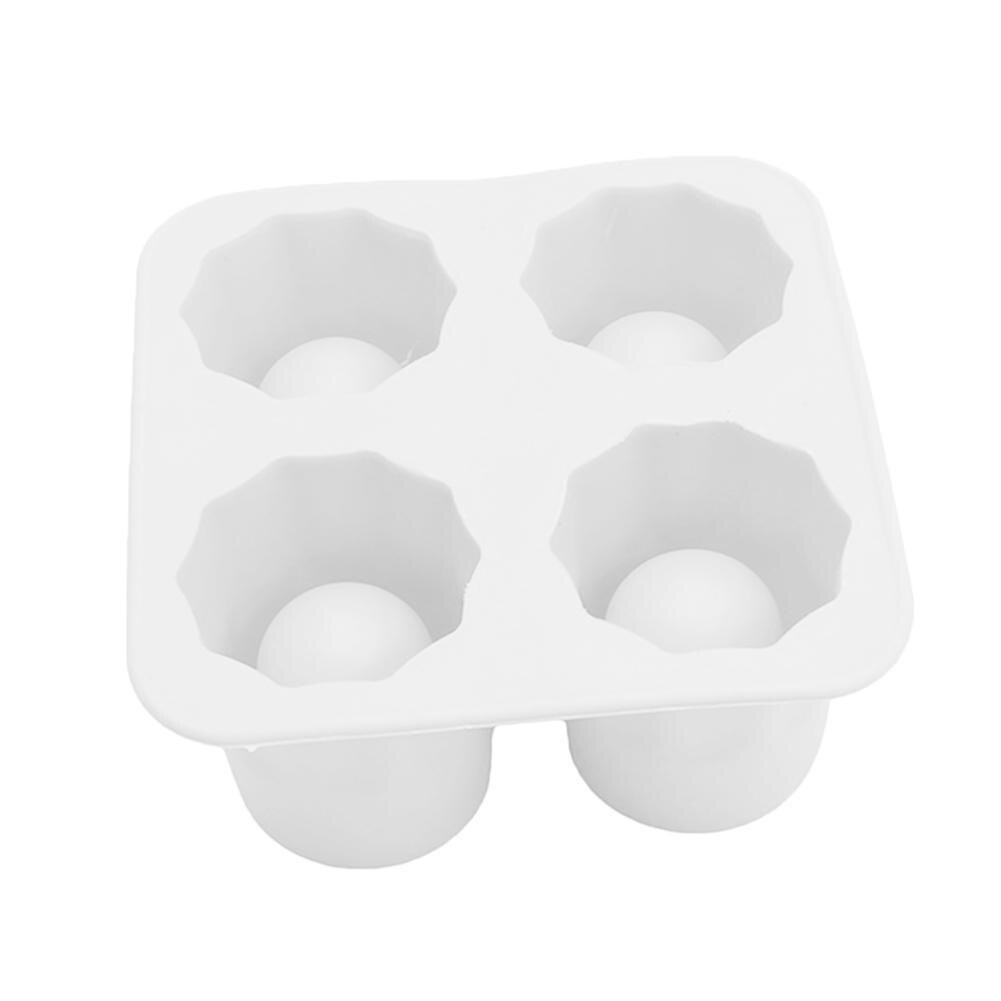 4-tasse Eis Würfel Bar Party Trinken Eis Tablett DIY Eis Werkzeuge 10*10*5,5 cm bilden bilden Schimmel Eis cool Tragbare Eismaschine Tasse Einfrieren M B7V4