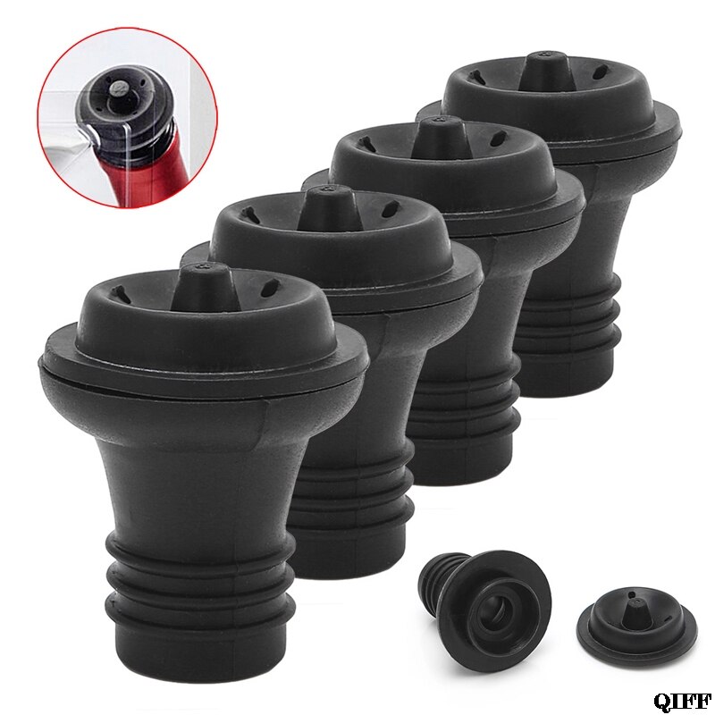 Wein Flasche Stopper Silikon Vakuum Saug Bar Werkzeuge Erhaltung Wein Stopfen Küche Wein Champagner Stopper Getränke