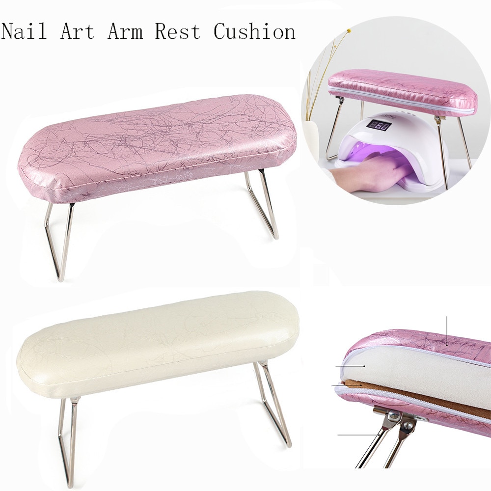 neue Leder Nagel Kunst Arm Rest Kissen Wasserdichte Kissen Handgelenk Unterstützung Hand Halfter Pad Tabelle Manikübetreffend Pedikübetreffend Werkzeug für nagel