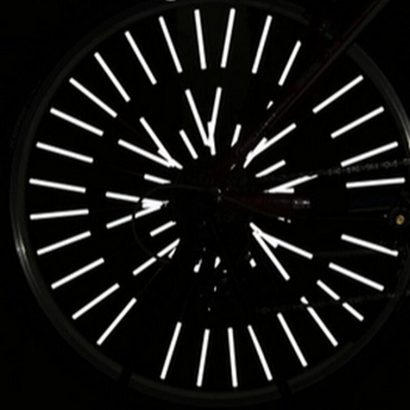 12 stücke Fahrrad zubehör Fahrrad Rad Speichen Reflektor Rad Speichen Reflektor mountainbike felge reflektierende streifen Fahrrad Teile