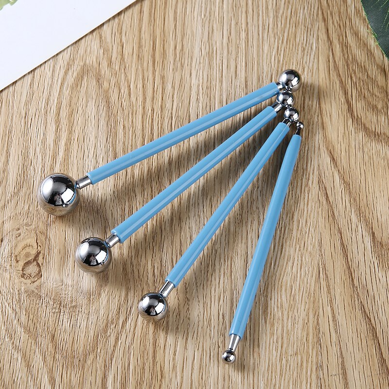 4Stck Edelstahl Modellierung Ball Werkzeuge Fondant Kuchen Blume Dekorieren Ball Werkzeug einstellen Mayitr Nachtisch Dekorateure