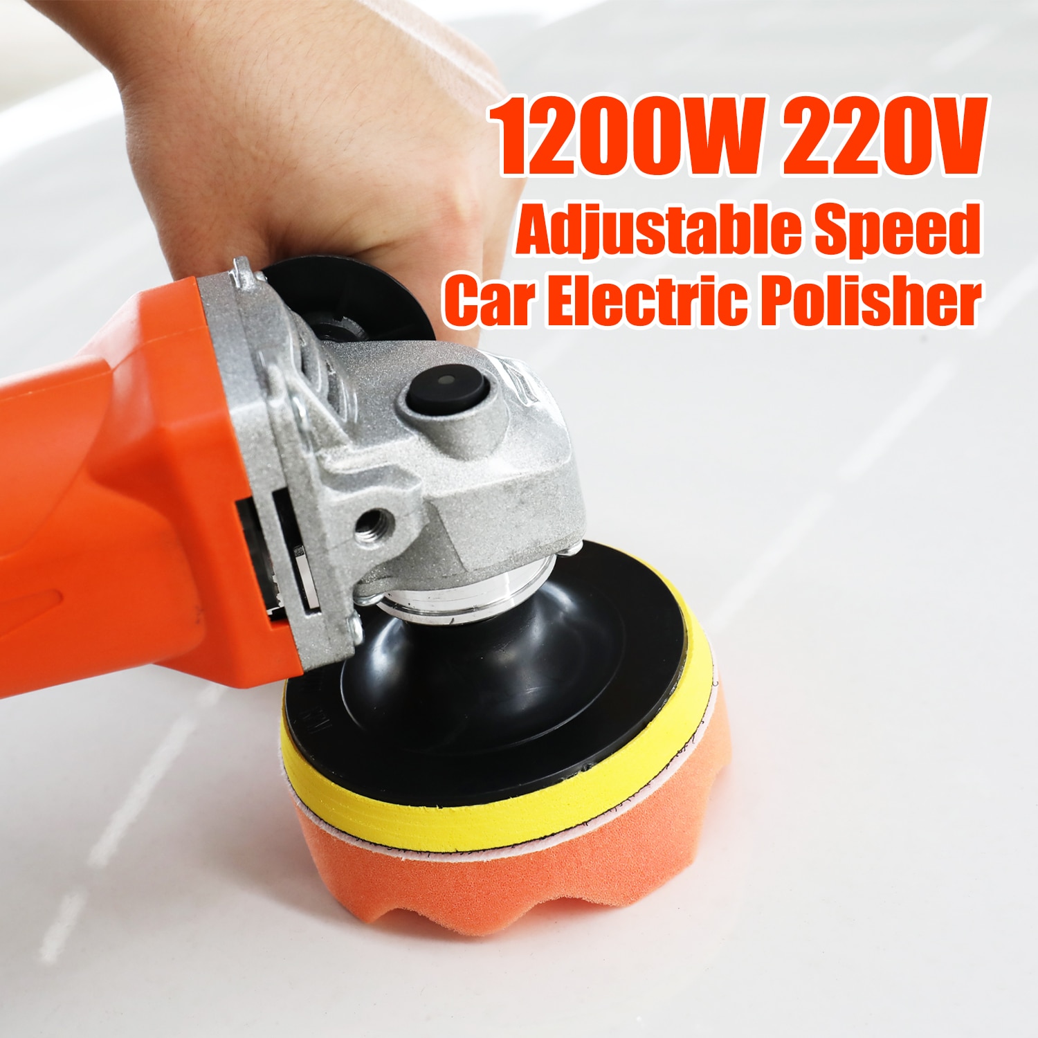 1200W 220V Auto Elektrische Polierer Wachsen Maschine Automobil Möbel Einstellbare Geschwindigkeit Polieren Werkzeug Polieren Maschine