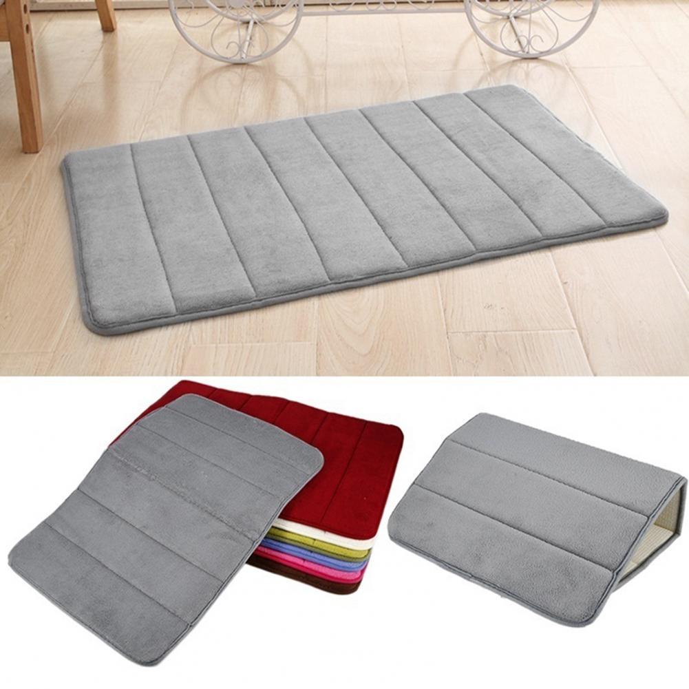 Neue 40*60cm Schlecht matt Badezimmer Teppich Teppich Korallen Vlies Erinnerung Schaum Bäder matt küche Tür Boden Korallen Vlies
