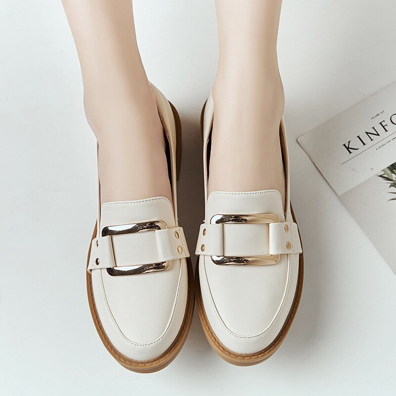 Neue Frauen niedrig Fersen Bowtie Plattform Weiblichen Frühling Schuhe Randbereich klobig Ferse Flache Schuh lässig Schuhe Oxford Schuhe