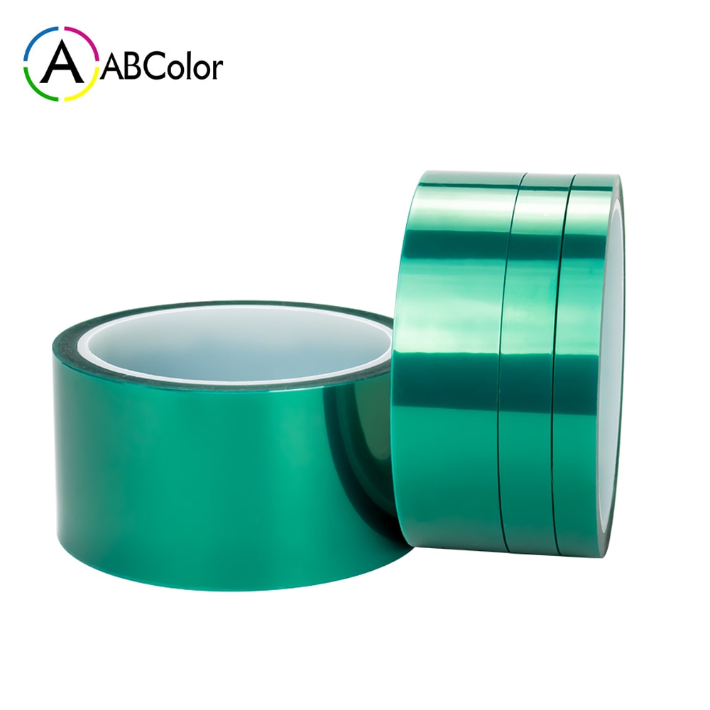 10/12/25/50mm Polyimid Band Für Kapton Band BGA Hohe Temperatur Wärme beständig Band Grün klebeband für 3D Druck