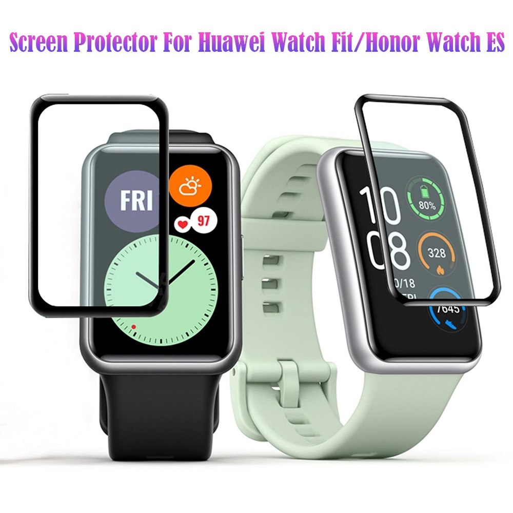 1Pc 3D Bildschirm Schutz für Huawei Uhr passen /Honor Uhr ES voll Abdeckung Klar Schutz Glas Anti-kratzen Abdeckung Film