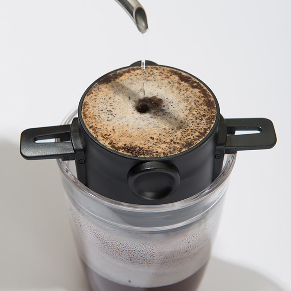 Kaffee Filter Tragbare 304 Edelstahl Tropfen Kaffee Tee Halfter Trichter Körbe Wiederverwendbare Tee Infuser und Stehen Kaffee Tropf