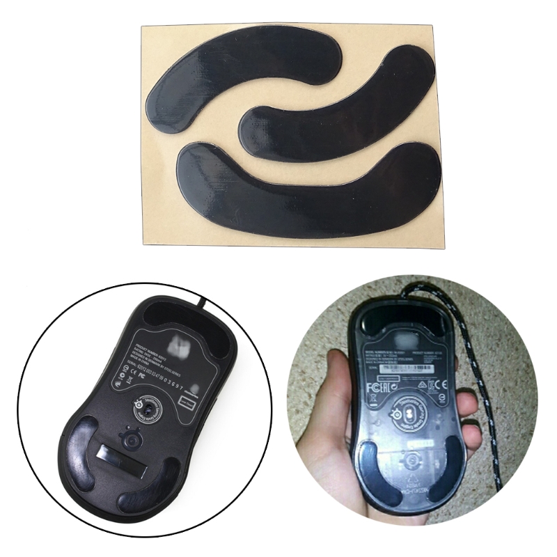 1 einstellen 0,6mm Dicke Ersetzen Kurve Rand Maus Füße Maus Rollschuhe für SteelSeries XAI / Sensei / roh / MLG Maus