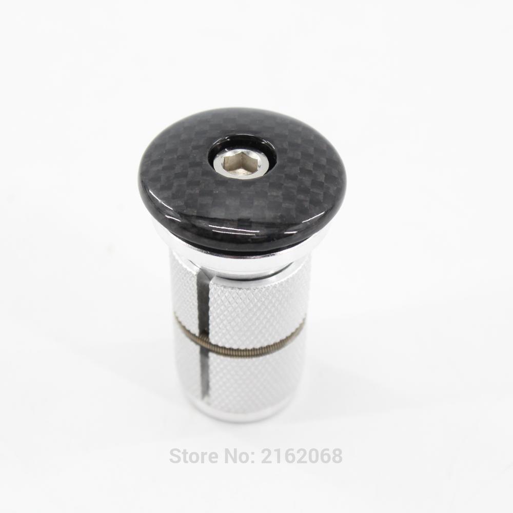 Neueste fahrrad Kopfhörer größe einstellung Verriegelung gerät mit Kohlenstoff oben Deckel abdeckung Fahrrad Kopfhörer anschwellen erweitern erweitern murmeln Freies schiff