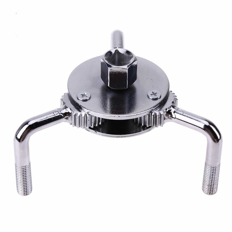 Legierung Auto Auto Reparatur Werkzeug Einstellbare Zwei Weg Ölfilter Schlüssel Werkzeug Mit 3 Kiefer Entferner-Werkzeug Für Autos Lkw 69-130mm