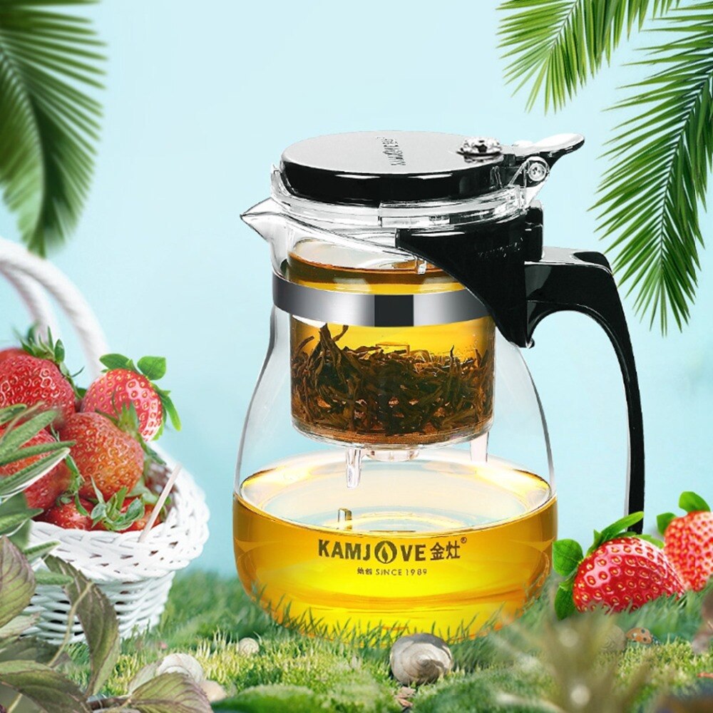 Filter Tee tasse Tee topf elegante tasse glas Tee-einstellen glas teekanne